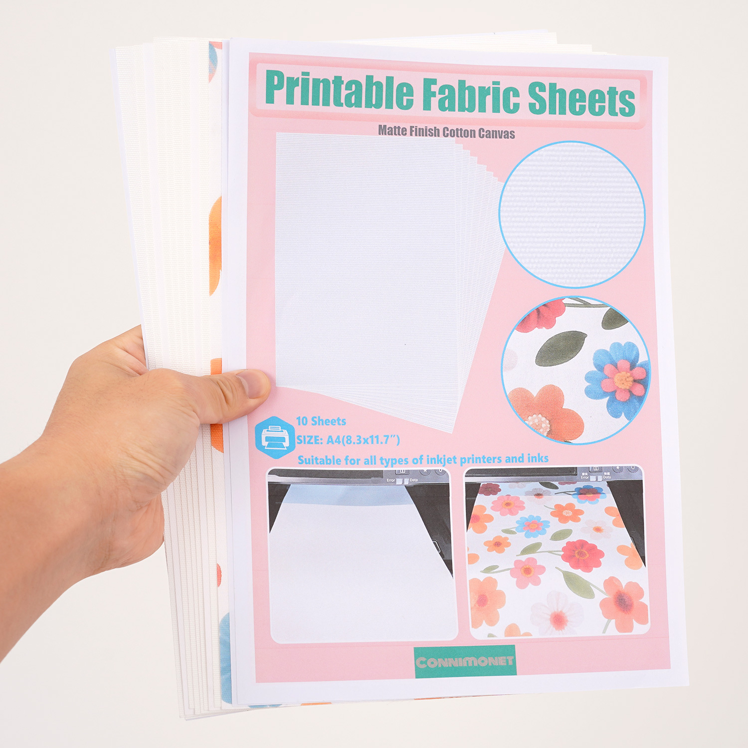 Commercial Fabric Printing Machine - 잉크젯 프린터용 인쇄 가능한 흰색 면
