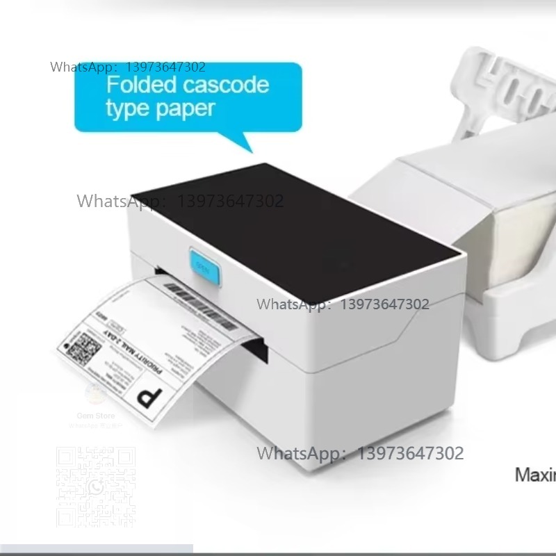 Thermal Printer - 3인치 80mm 무선 USB 열전사 스티커
