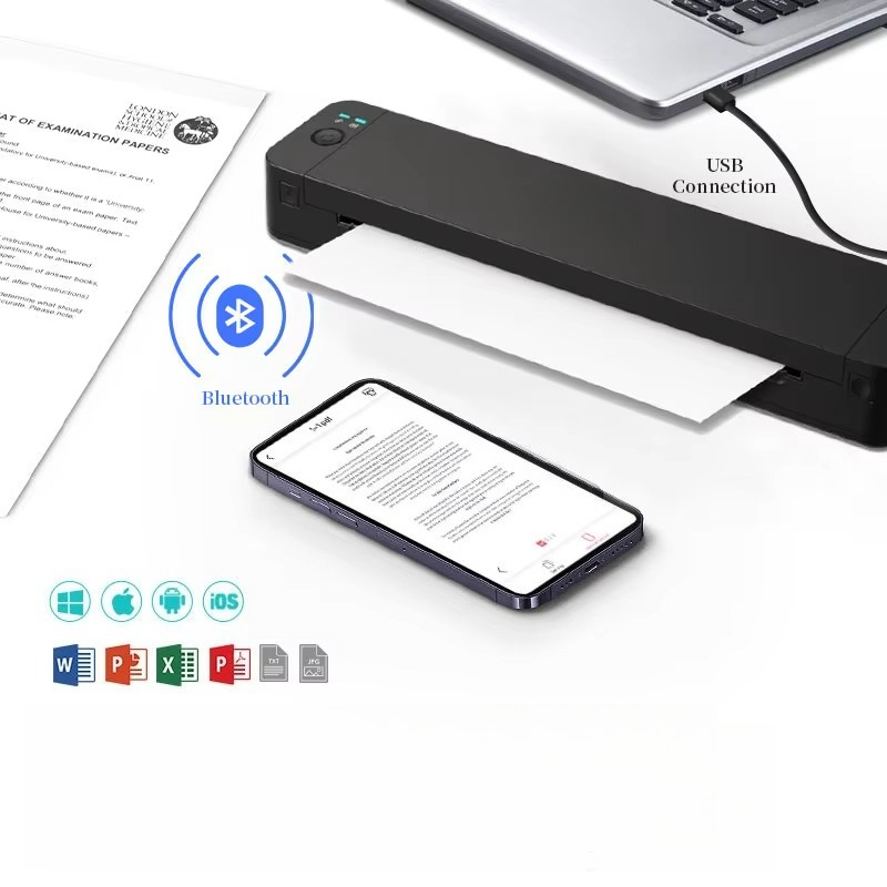 신제품 300dpi 휴대용 A4 프린터 열전사 프린터  - Thermal Printer 리뷰 및 가격
